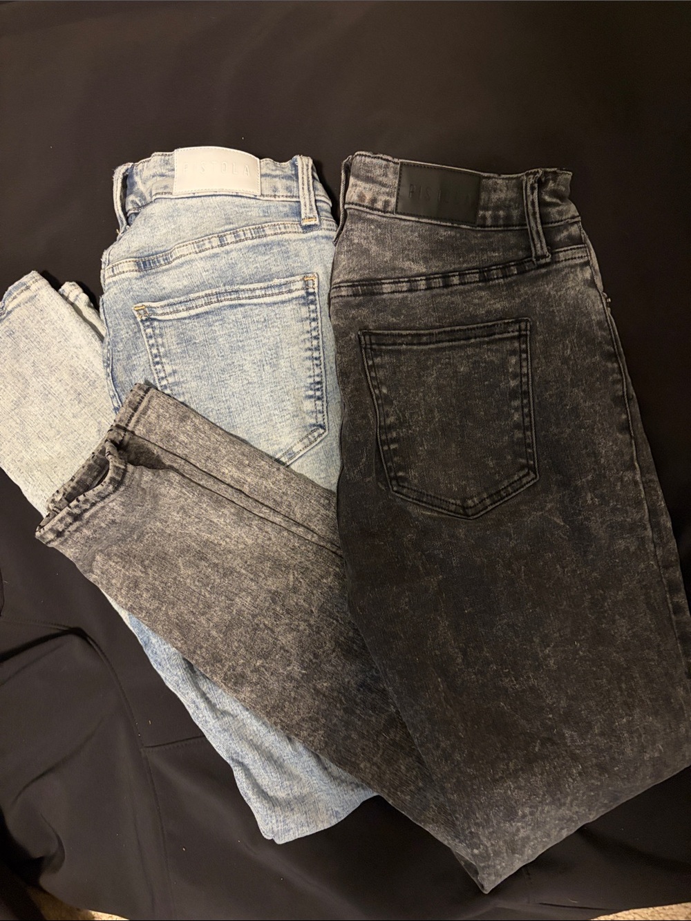 pistola Skinny Jeans - Light Blue & Washed Black